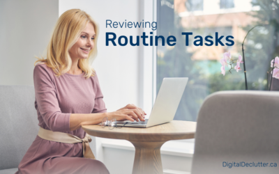 Reviewing Routine Tasks